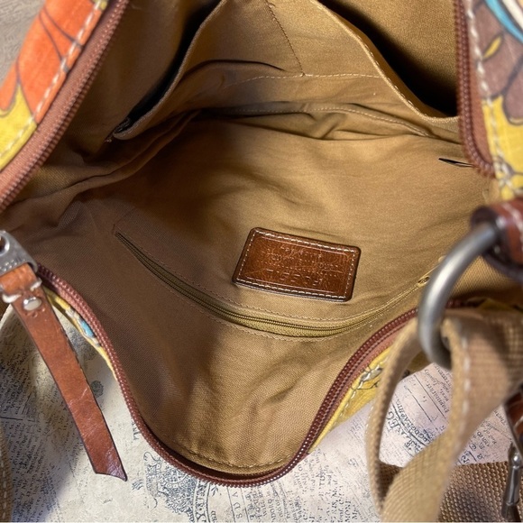 Fossil Long live Vintage 1954 crossbody bag floral printed canvas - Picture 8 of 13